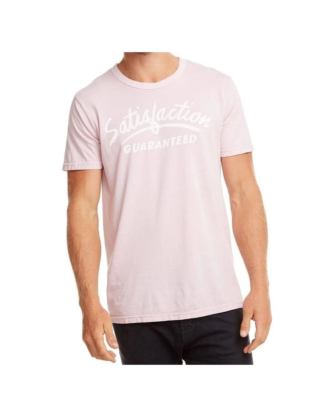 NWT CHASER Satisfaction Guaranteed Short Sleeve Graphic Top Large Casual Unisex